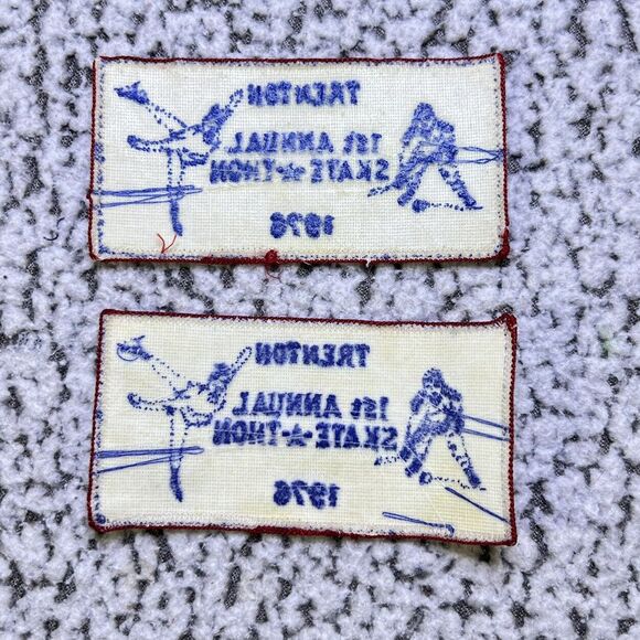 VTG New Jersey TRENTON PARKS & RECREATION Ice Figure Skating 9 Patch Lot Skate - Picture 7 of 11
